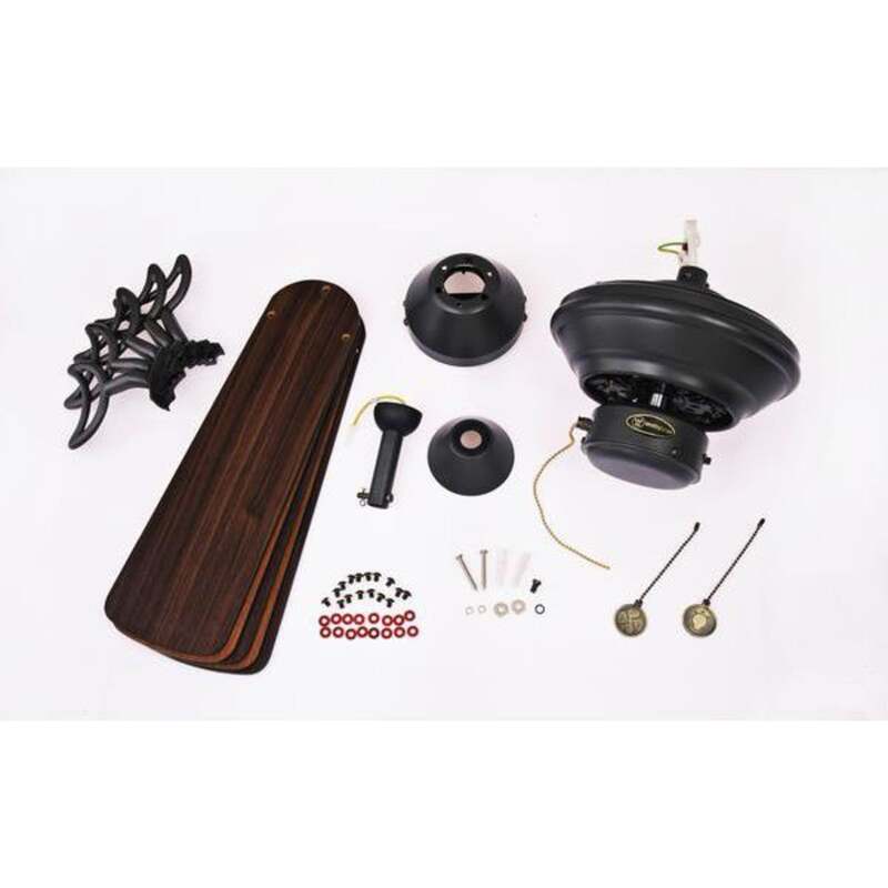 Westinghouse Deckenventilator Nevada leise Lüfter Stahl Holz 105cm bis 15m² - 4895105608734