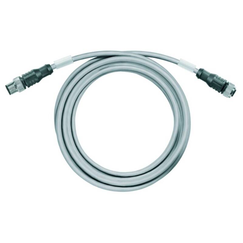Weidmüller Sensoraktorstecker Verbindungskabel M12 Stecker 12polig 10m Schwarz - 4032248648801