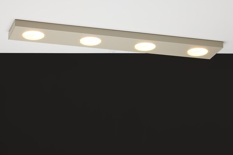Sigma Deckenlampe Leuchte Deckenleuchte HERO GX53 LED 4-flammig Grau-beige 75 cm - 5907555378408