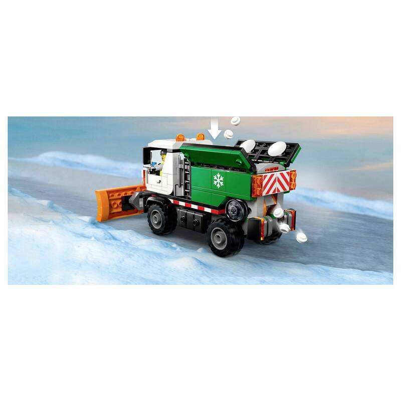 LEGO City Spielzeugauto Schneepflug Bauset Fahrzeug Minifigur Kinder Set - 5702018056592