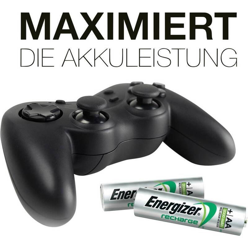 Energizer Rundzellen-Ladegerät NiMH für Micro AAA Mignon AA Baby C Mono D 9V - 7638900423716