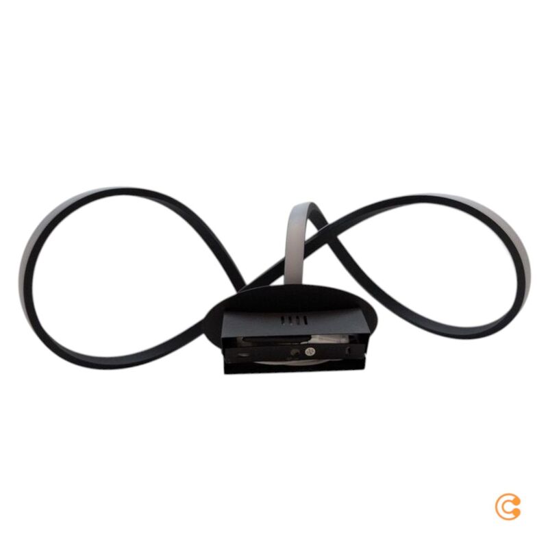 JUST LIGHT Deckenleuchte dimmbar Maria LED Lampe Leuchte schwarz 61x24,5cm - 4043689975777