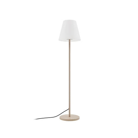 Lucande Terrassenleuchte Jaimy beige 152,5 cm E27 IP44 mit Schalter - 10036266