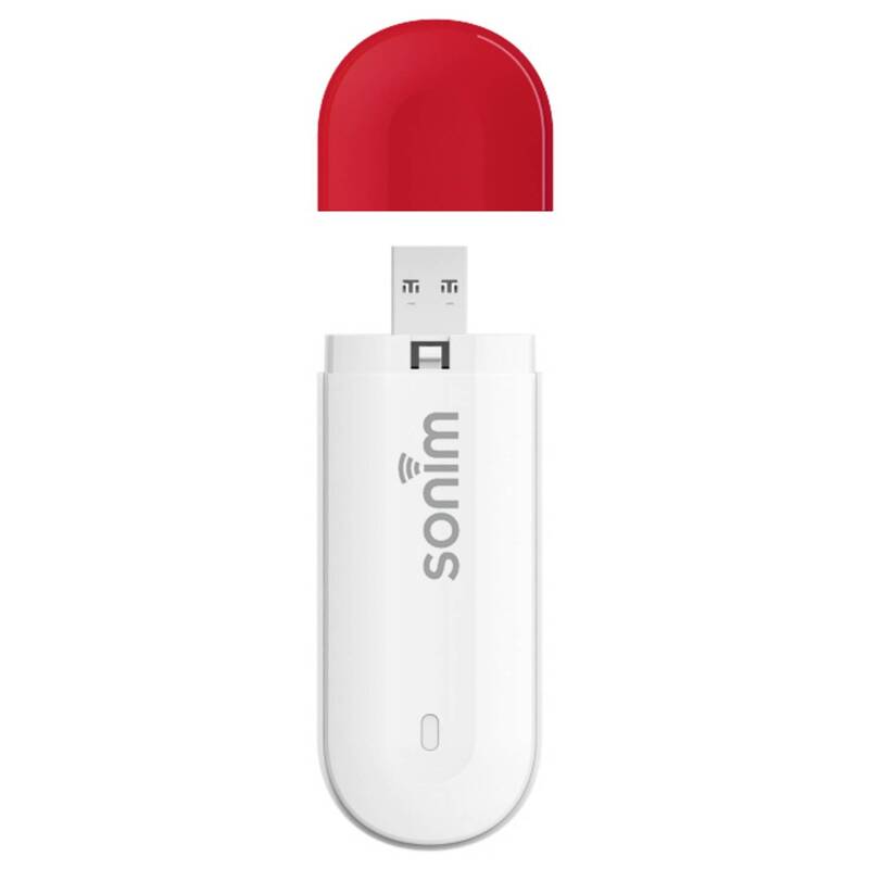 Sonim W100 LTE-Surfstick WLAN Hotspot 4G Surfstick 150 MBit/s MIMO Weiß Rot - 96962278502