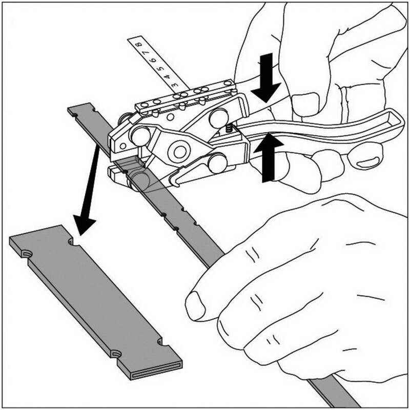 LAPP Montagewerkzeug Zange FLEXIMARK FL52A Werkzeug Zange Lochzange 19mm 1 Stück - 4044773197143