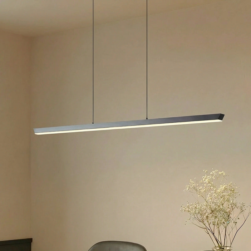 Lucande Pendelleuchte Hängelampe LED Solvar schwarz dimmbar CCT Esszimmer 117 cm - 4255830904349