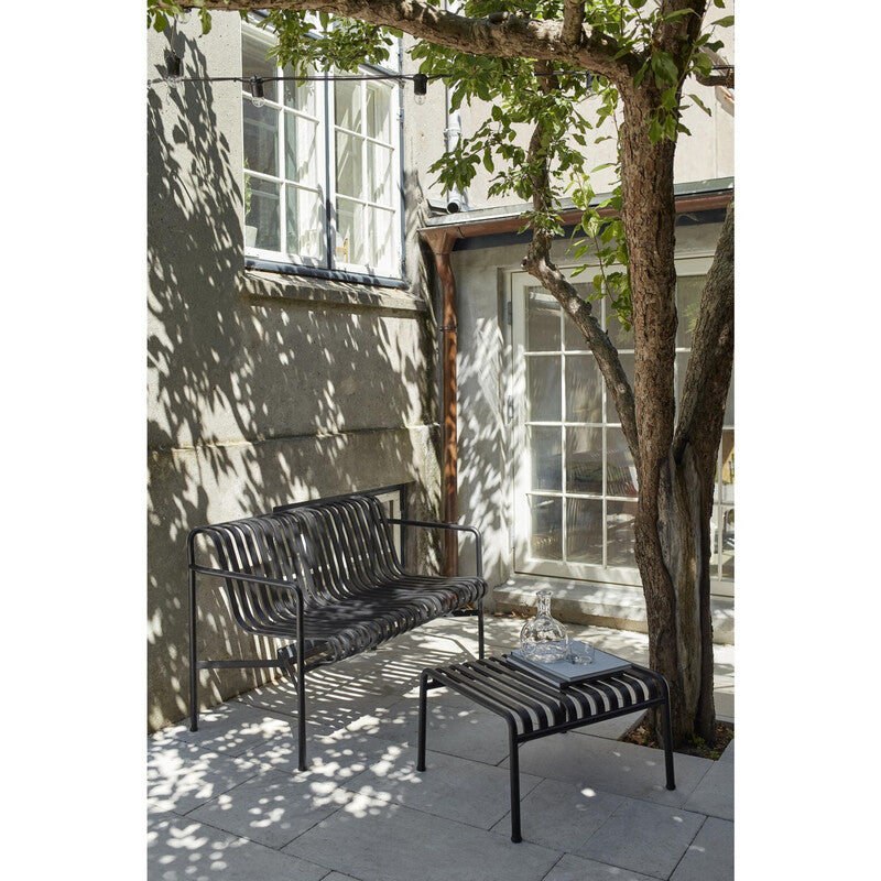 Hay Dining Bench Palissade Bank Gartenbank Sitzbank Outdoorbank anthrazit grau - 5710441202585