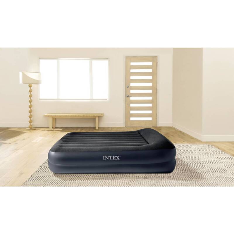 Intex Luftbett DuraBeam PillowRestRaised 203x152cm 42cm hoch schwarz 272kg - 6941057422862