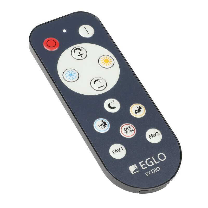 Deckenleuchte Lampe LED Eglo Tirrenara Fernbedienung Schwarz Holz Dimmbar - 9008606245024
