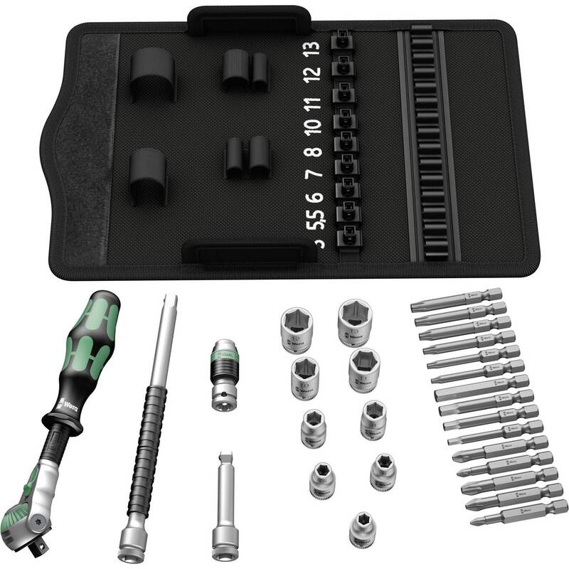 Wera Steckschlüsselsatz Zyklop Speed 1/4" 28-teilig Handwerkzeug metrisch - 4013288174000