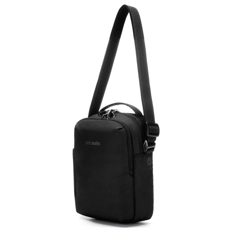 Pacsafe Notebook Tasche V Tour Crossbody schwarz Anti-Diebstahl 27,9cm schwarz - 0688334009564