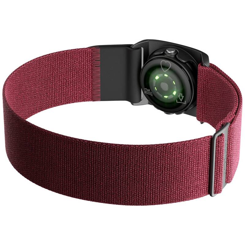 Polar Verity Sense OHR Pulsuhr Fitness Tracker Smartwatch dunkelrot S-L Größe - 0725882065021