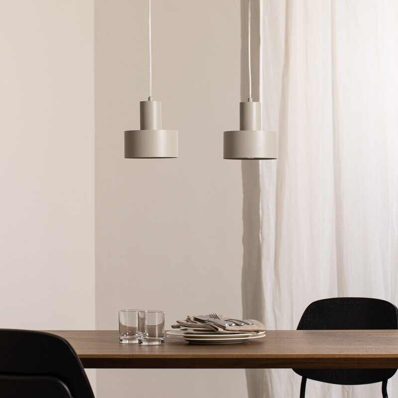 SIGMA Deckenleuchte taupe dimmbar Stahl 42 cm modernes Design 1,68 kg - 11805693621286