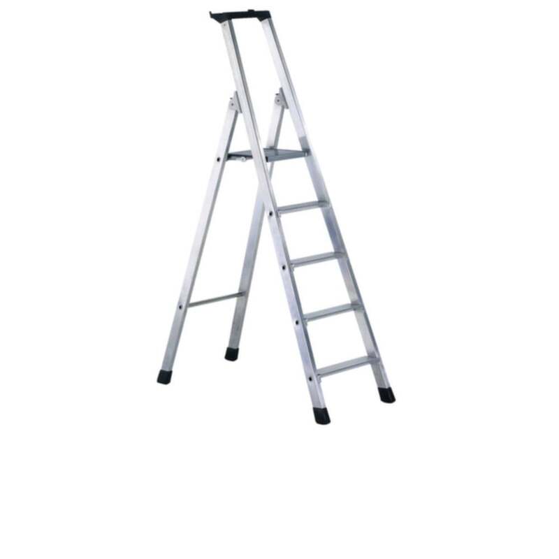 ZARGES 42455 Aluminium Stufen-Stehleiter klappbar 6.9 kg - 4003866424559