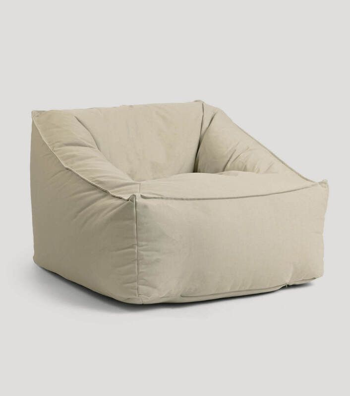 mokebo Sitzsack Sessel Outdoor Der Sunnyboy Sandfarben Outdoorstoff strukturiert - 4262436126723