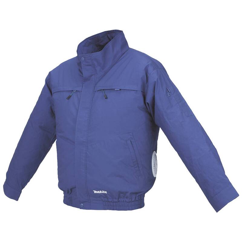 Makita Akku-Klima-Jacke Jacke Belüftung XL Blau 12V max 18V Arbeitsjacke - 88381844604