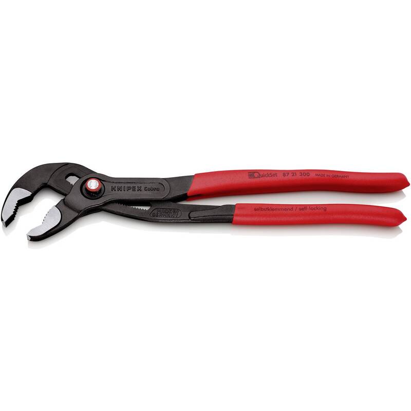 Knipex 87 21 Cobra Quick Set Waterpump Pliers 300mm - 4003773078524