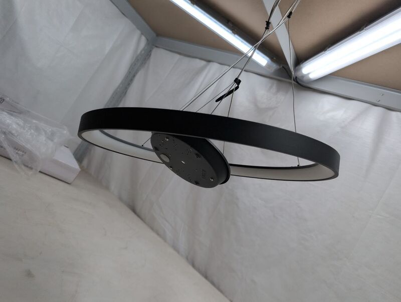 Deko Light Pendelleuchte Hängeleuchte Sculptoris LED dimmbar warmweiß schwarz - 4042943173140