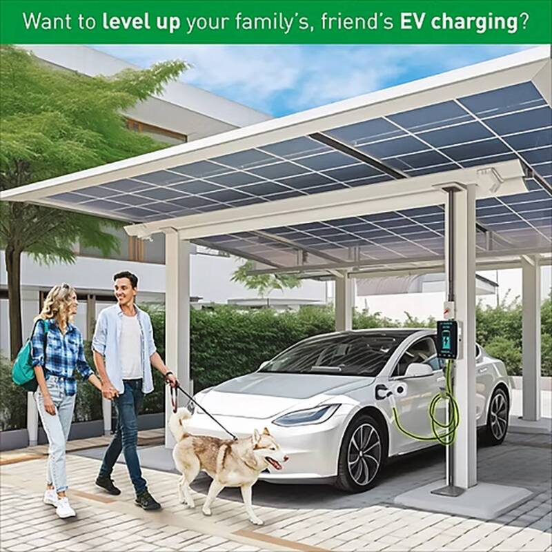 Barkan EV-Ladeständer Außen-Universal 350cm EV-Ladestation schwarz 150kg - 7290019569701