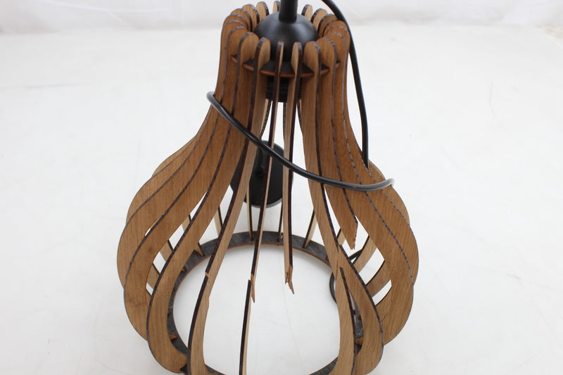 Envostar Hängeleuchte Pendelleuchte Lampe Falou Eiche Ø 25 cm SIEHE TEXT/FOTO - 4251911795837