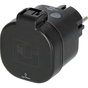 B-Ware Brennenstuhl Connect WiFi Steckdose WA 3 Schwarz IP54 3680W Außenbereich