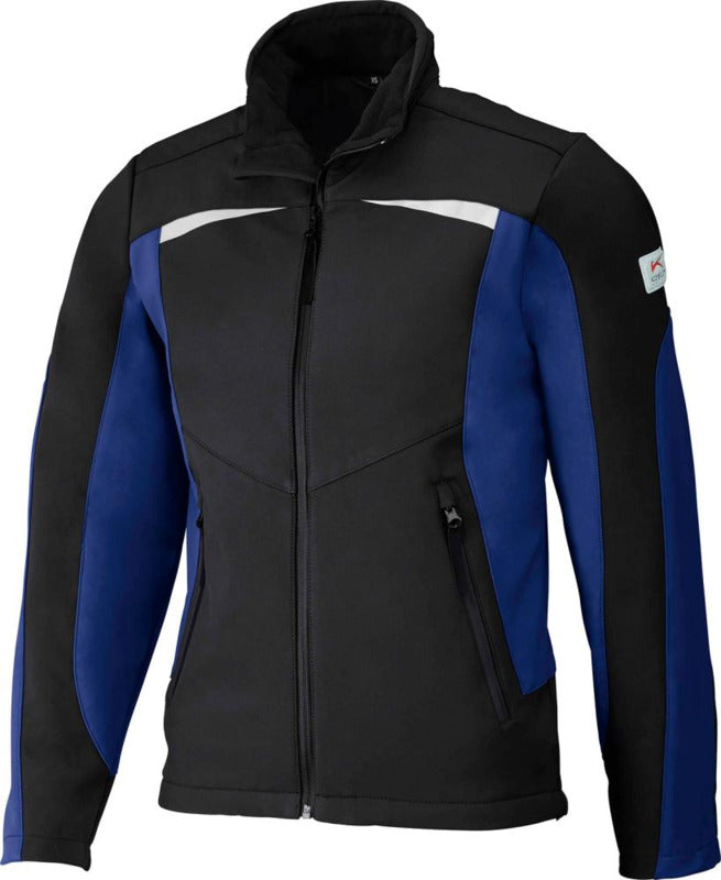 Kübler Softshell Jacke Pulsschlag Größe L Arbeitsjacke schwarz/kornblumenblau - 4053813035734