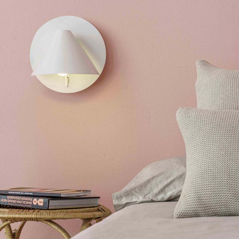 FARO BARCELONA Wandleuchte Noon LED Lampe dreh- und schwenkbar weiß 21,1cm - 8421776718883