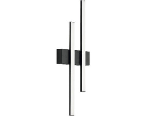 B-Ware Telefunken Led Außenwandleuchte Graz Direkt 2 Flammig Schwarz Wandlampe Lampe