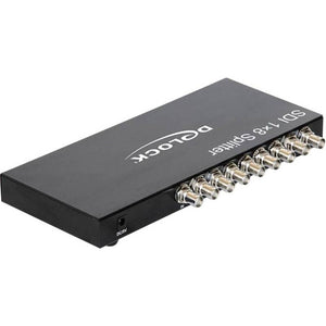 B-Ware Delock 93253 SDI-Splitter 8 Port Metallgehäuse 1920x1080 Pixel Schwarz
