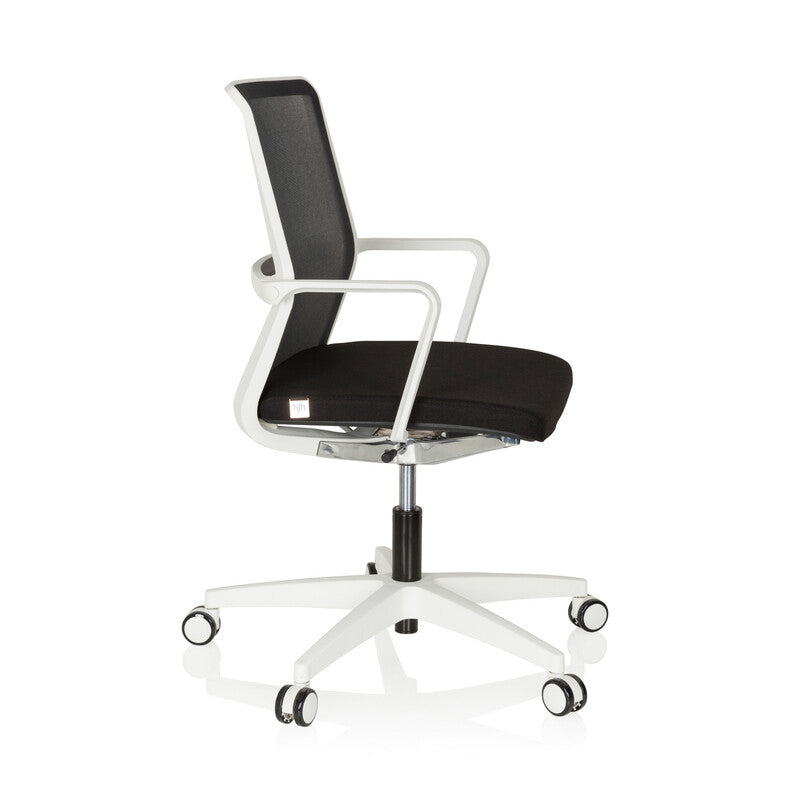 hjh OFFICE Bürostuhl Drehstuhl Stuhl 3D Netzstoff weiss schwarz Armlehnen Netz - 4251084668198