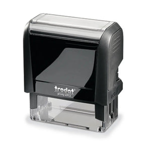 B-Ware Trodat Textstempel Stempel Textplatte Gutschein Schwarz Kunststoff 58 x 22 mm