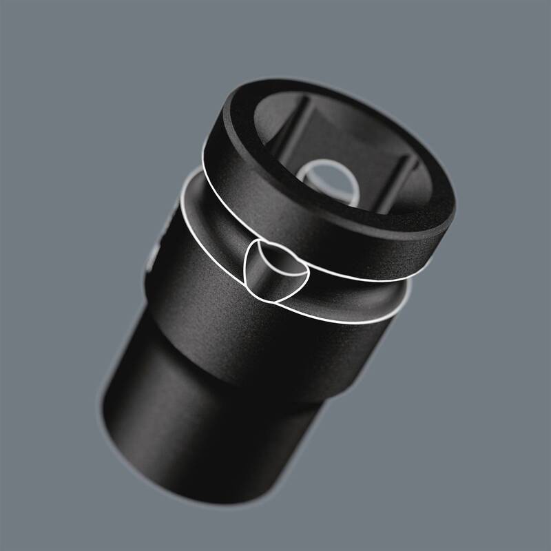 Wera Steckschlüsselsatz Impaktor 1/2" 9-teilig Nuss-Satz auf Magnetleiste - 4013288223289