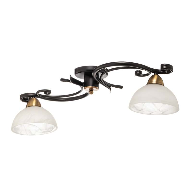 Euluna Deckenlampe Flora Hängeleuchte Lampe 2 Glasschirme SIEHE TEXT/FOTO - 5907565959765