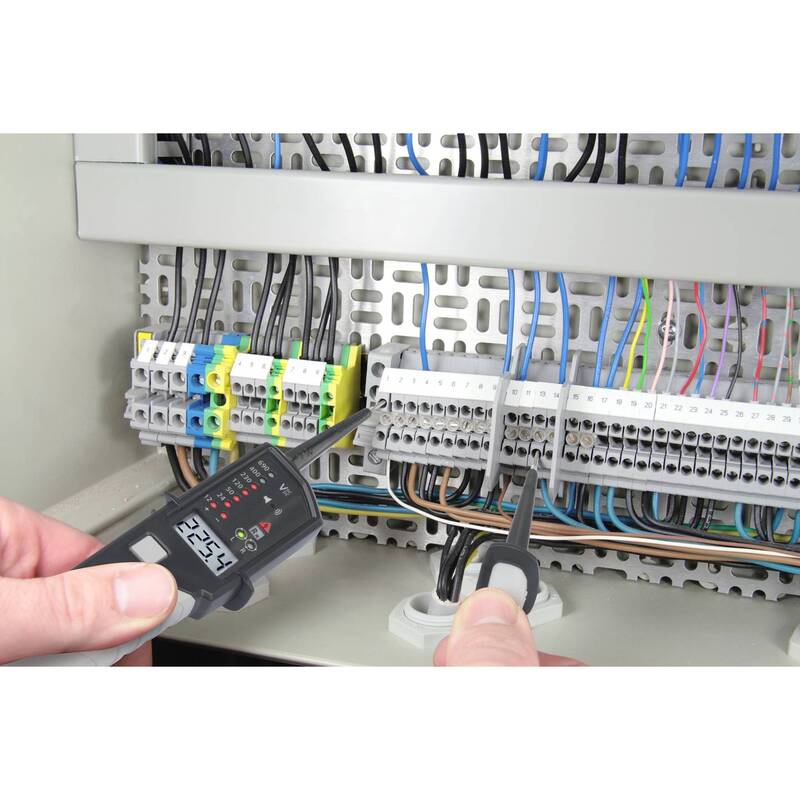 Voltcraft Spannungsprüfer VC-55 LCD Akustik CAT III 1000 V CAT IV 600 V IP64 - 4016138895025