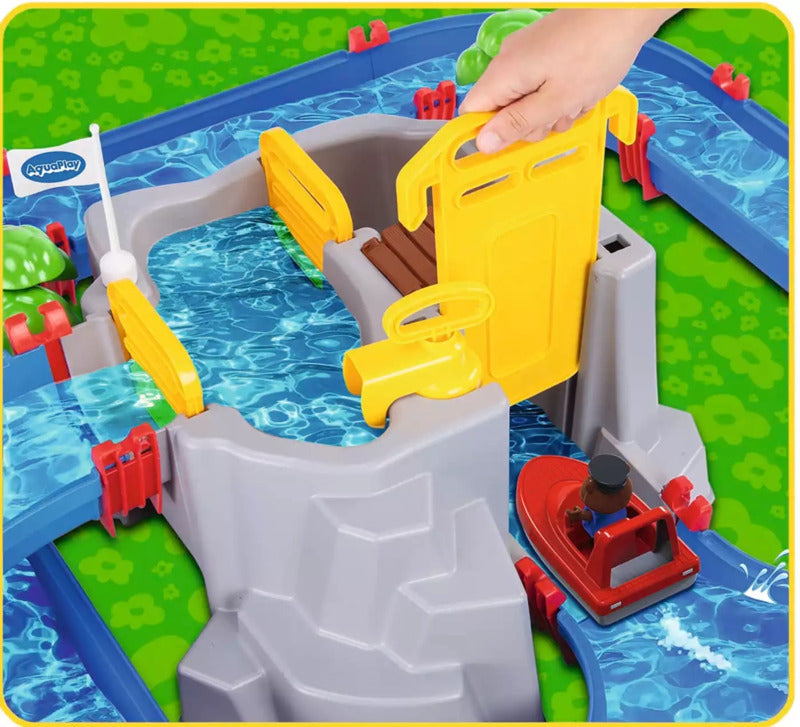 AquaPlay Mountain Lake Spielset mit Booten und Figuren für Kinder ab 3 Jahren - 57371010