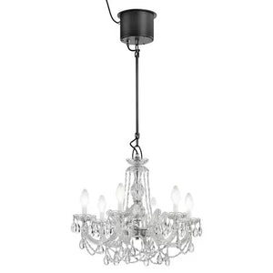 B-Ware Masiero 6-flammiger LED-Außen-Kronleuchter Drylight S6 Deckenleuchte Leuchte LED