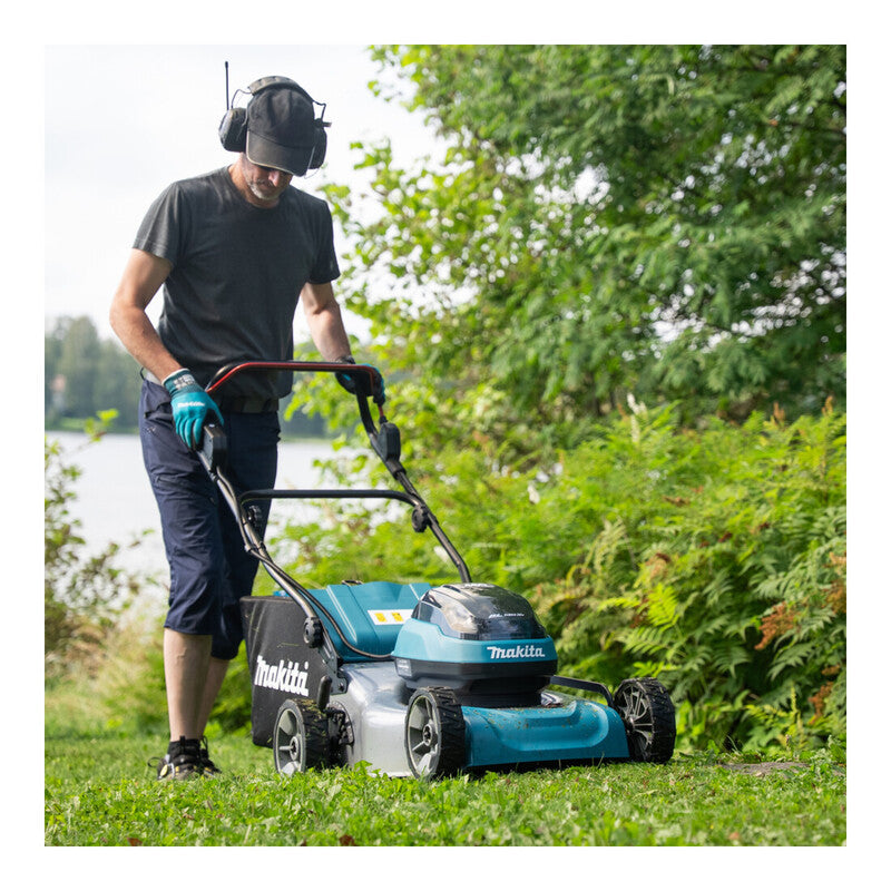Makita Akku-Rasenmäher Mäher 2x18V LXT bürstenlos 46cm 60L 2025 ohne Akku - 0197050010636