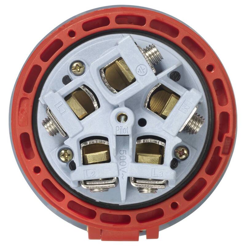 Sygonix CEE Kupplung 125A 5polig 400V AC IP67 Schraubklemmen 1 Stück robust - 4064161472874
