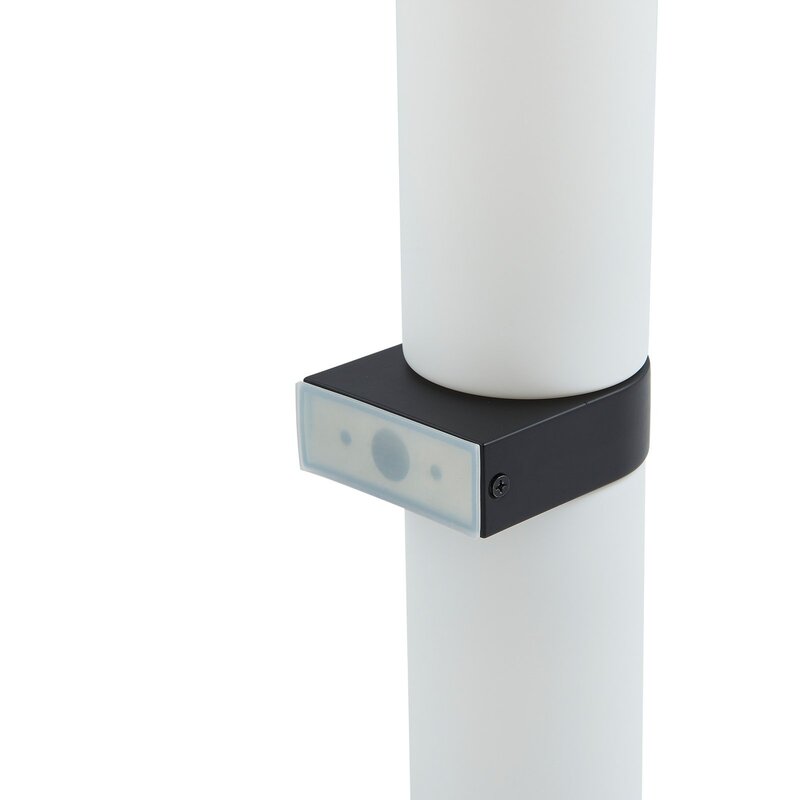 Lucande Bad-Wandleuchte Basolo schwarz Höhe 31,5 cm Glas Wandlampe Lampe Leuchte - 4251911778052
