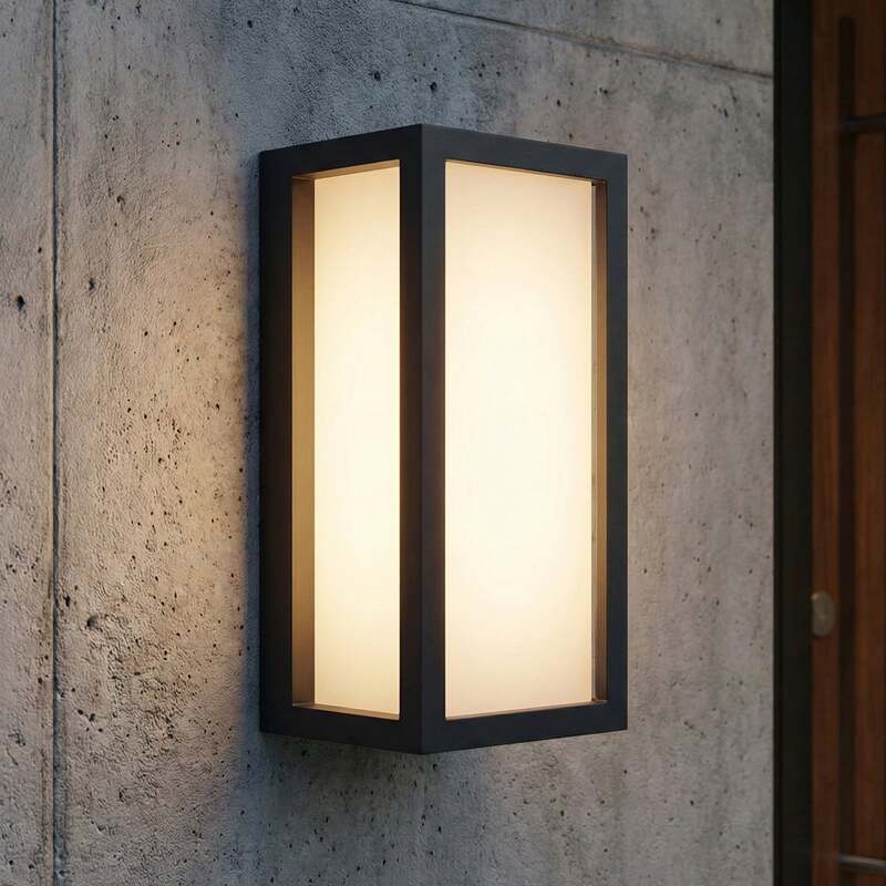 OSRAM Außenwandleuchte ENDURA CLASSIC RADO dimmbar IP65 Aluminium dunkelgrau - 4099854447563