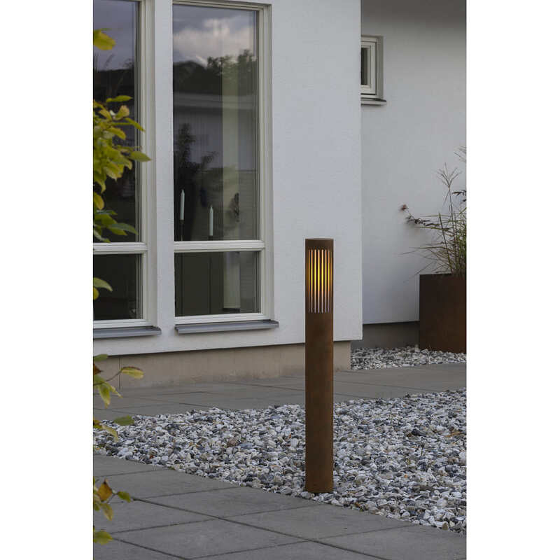 Konstsmide Wegeleuchte Gartenleuchte Outdoor Beleuchtung PISTOIA rost E27 - 7318303589720