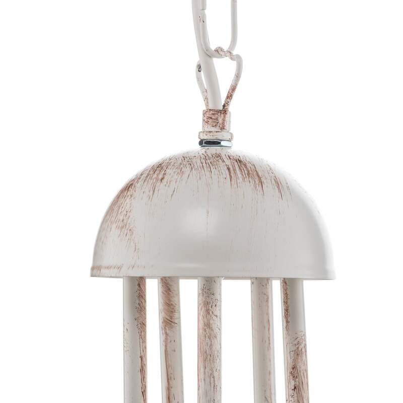 Euluna Kronleuchter Pompei Hängelampe LED Pendelleuchte dimmbar weiß antik 60cm - 8030626532663