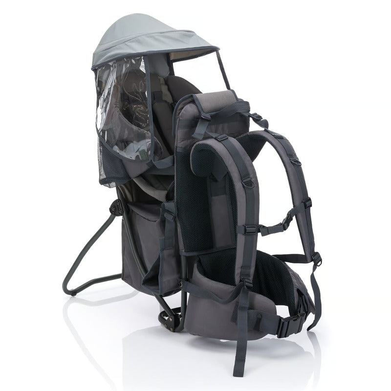 fillikid Rückentrage Elite für Kinder ab 6 Monaten bis 20 kg grau mit Zubehör - 9120123448266