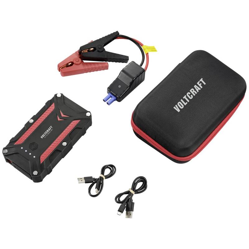 Voltcraft Schnellstartsystem VC-JS-800A-WP 800A Starthilfestrom USB-Steckdose 2x - 4064161250007