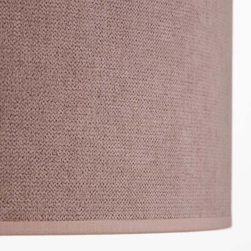 Hängeleuchte Pastell Roller rosa LED Pendelleuchte Lampe dimmbar Textil 25cm - 5903689181341