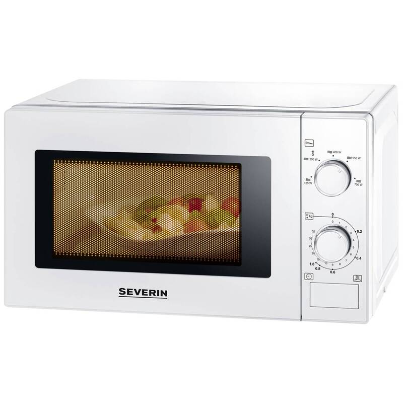 Severin Mikrowelle 700W 20l Timerfunktion Küchengerät Weiß 440x260x345mm - 4008146041310