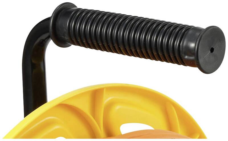 SpeaKa Professional RJ45 Verlängerungskabel Kabeltrommel Kupfer rund Orange 90 m - 4064161019086