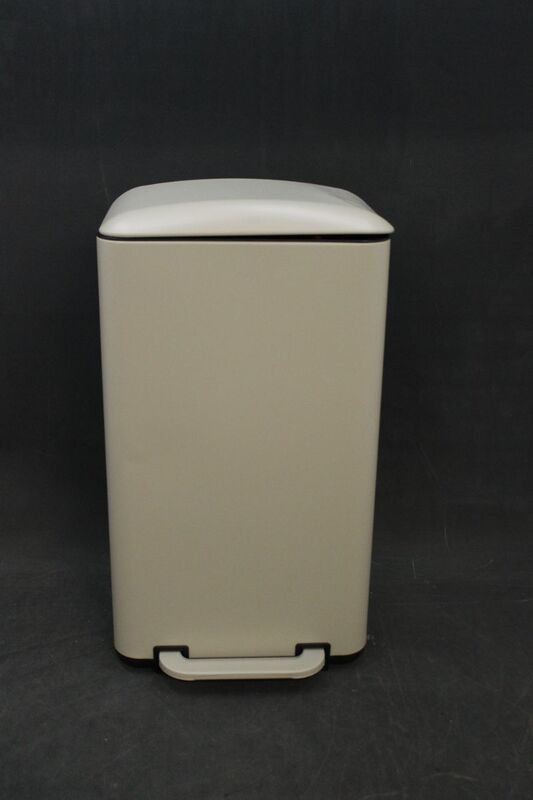 Mülleimer CLEAN BEVA 30L beige hjh OFFICE mit Soft Close Deckel 62cm hoch - 4064323107361