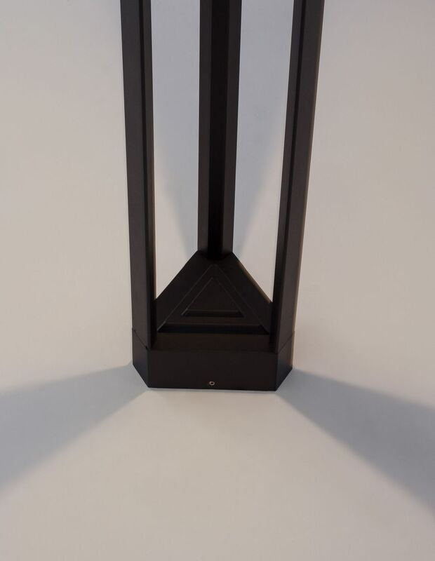 Nova Luce Wegeleuchte Wegelampe LED PAX Schwarz Warmweiss Außenbeleuchtung 80cm - 5212017424426