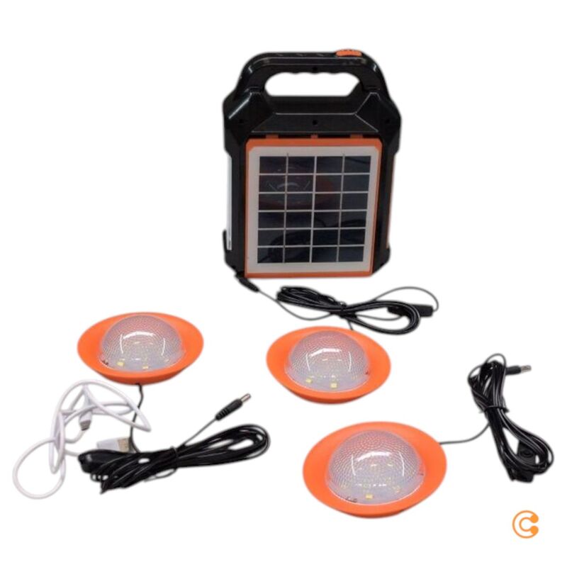 easymaxx Solar-Powerbank 10000mAh Akku Solar-Generator Kit schwarz mobil - 4052926094676